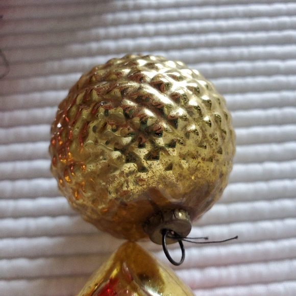 10 Mercury Hand Blown Glass  Christmas Ornaments Vintage Very Old Patina - Picture 15 of 15